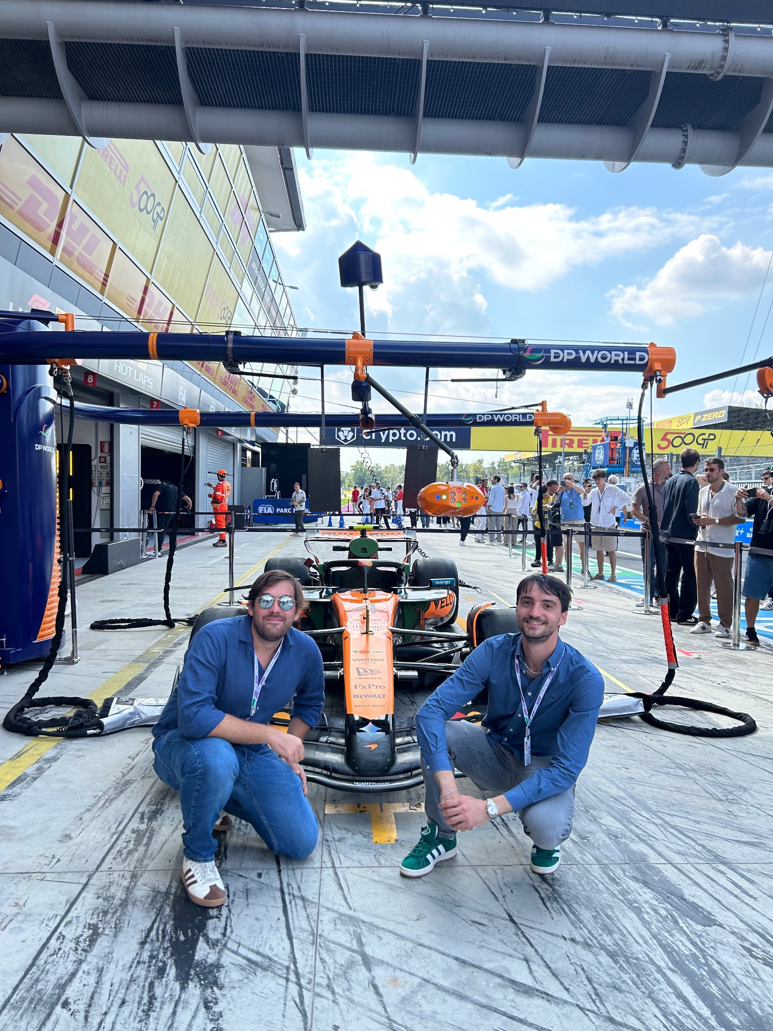 Nel paddock di Monza